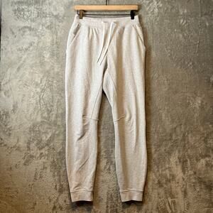 Lululemon City Sweat Jogger Heathered‎ Ultra Light Grey Size Small French Terry